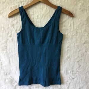 Yummie Blue & Green Shapewear 2-Way Tank Top